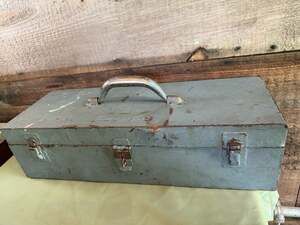 Vintage Snap-on Tools Embossed Steel Metal Toolbox